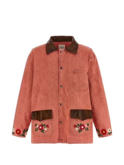 FOUND Barn floral-embroidered jacket