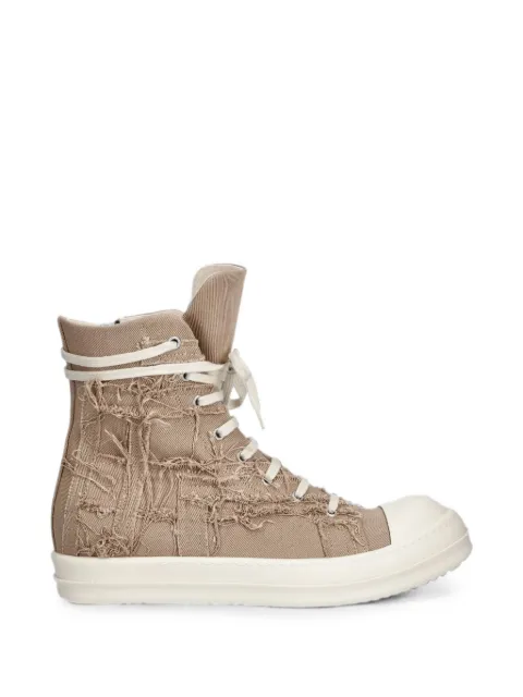 Rick Owens DRKSHDW ダメージ ハイカットスニーカー