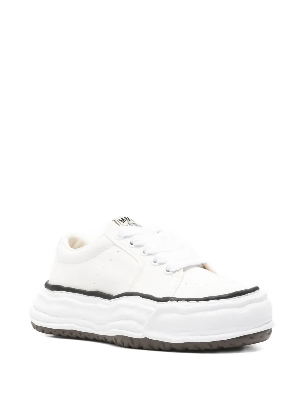 Maison MIHARA YASUHIRO lace-up sneakers Wit