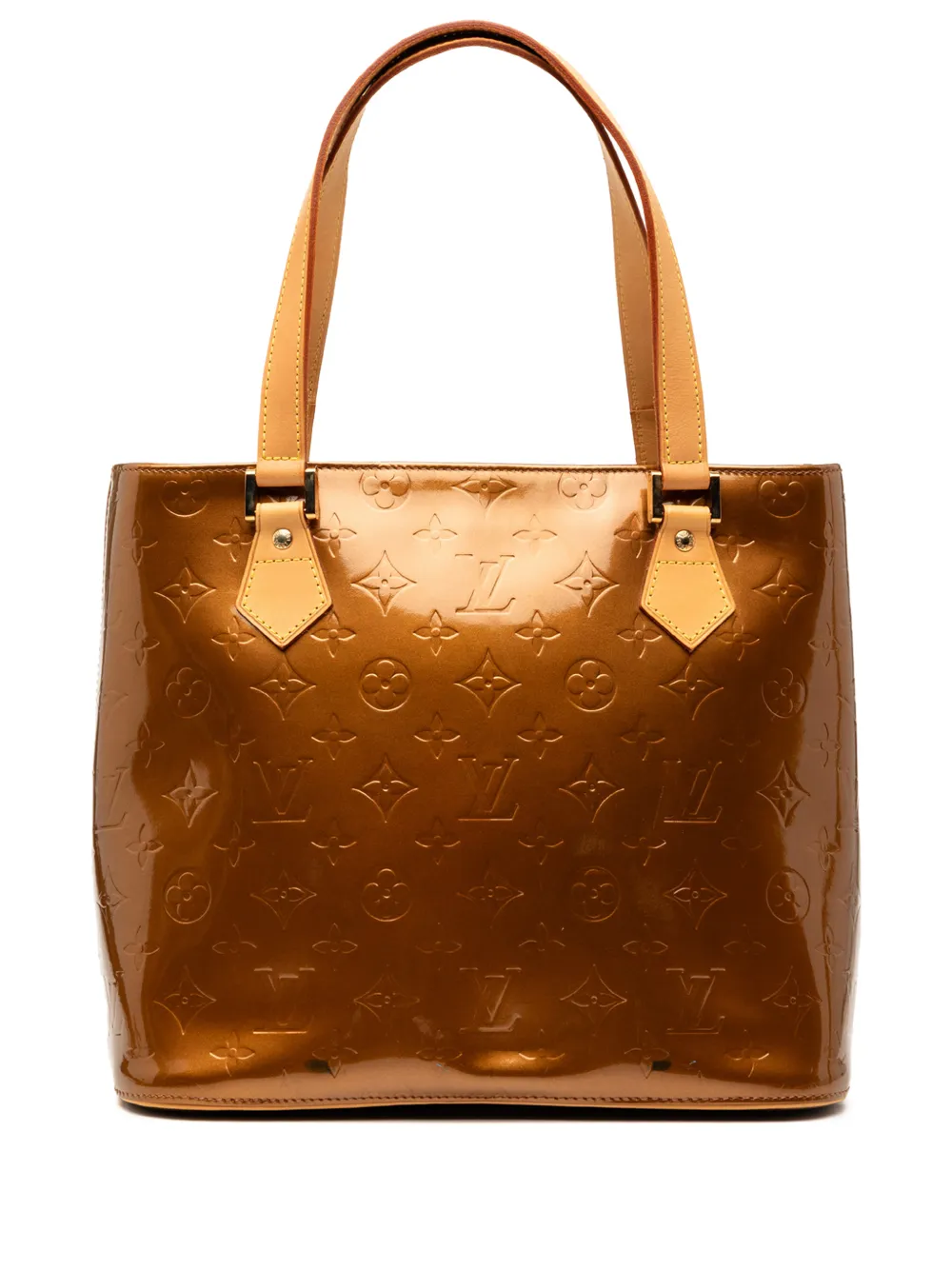 Louis Vuitton Pre-Owned 2000 Monogram Vernis Houston tote bag - Marrone