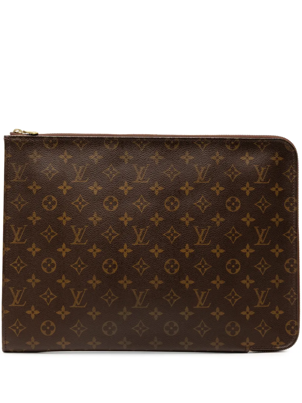 Louis Vuitton Pre-Owned 2002 Monogram Poche Documents Portfolio business bag - Marrone