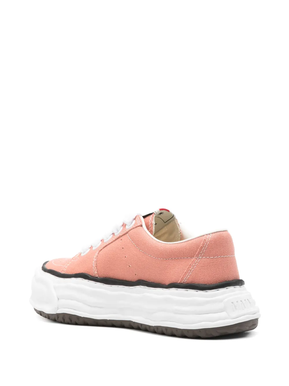 Maison MIHARA YASUHIRO lace-up sneakers Roze