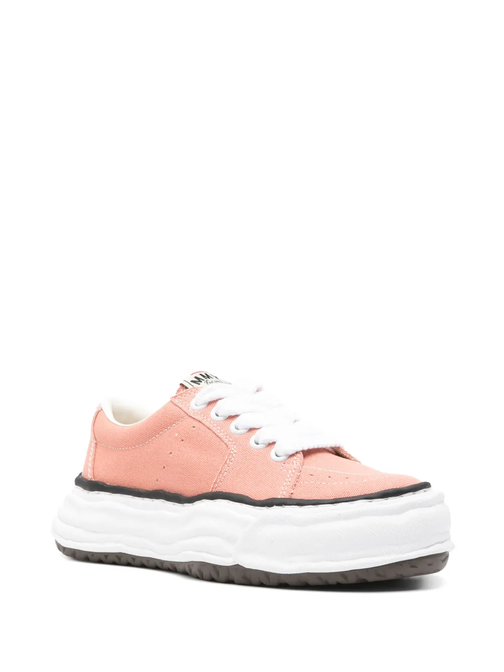 Maison MIHARA YASUHIRO lace-up sneakers Roze