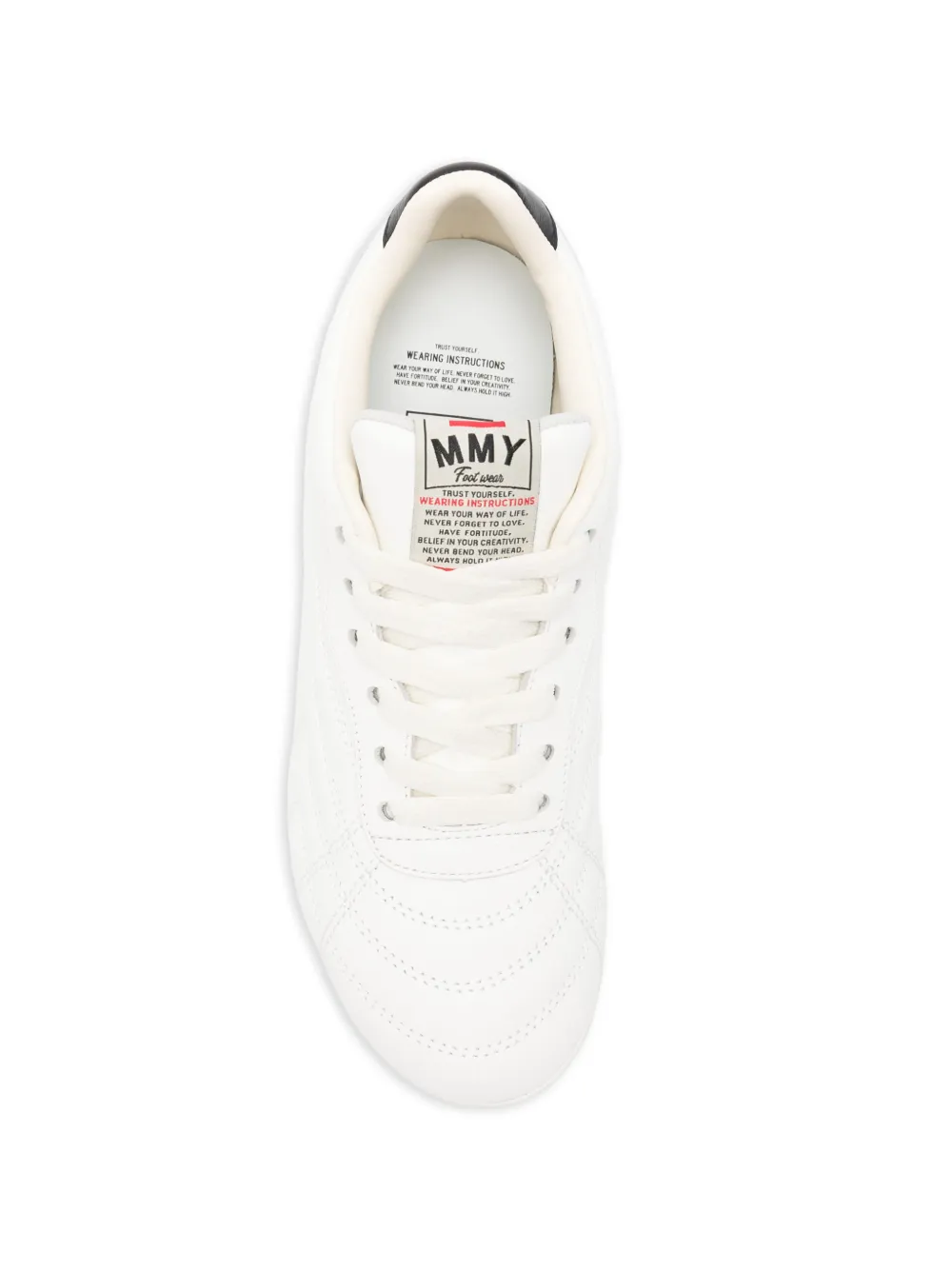 Maison MIHARA YASUHIRO quilted kitten-heel sneakers Wit