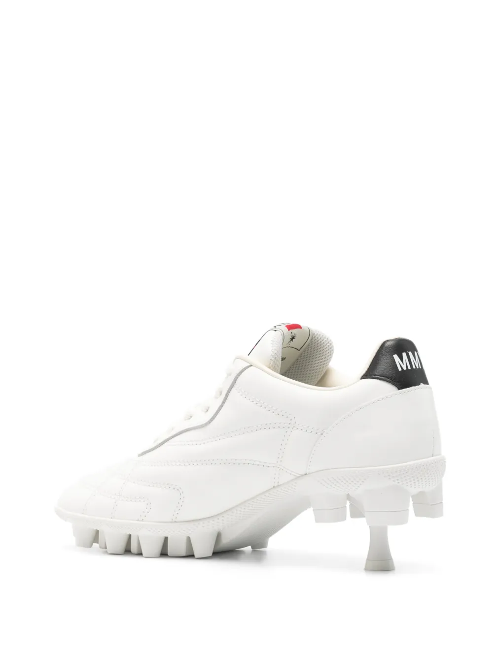 Maison MIHARA YASUHIRO quilted kitten-heel sneakers Wit