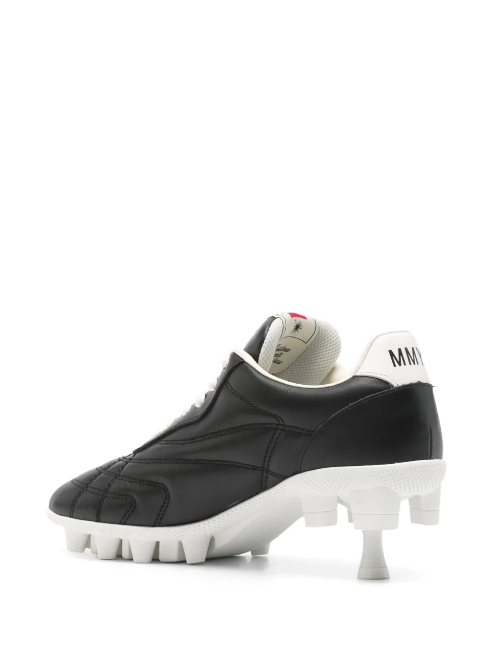 Maison MIHARA YASUHIRO quilted kitten-heel sneakers Zwart