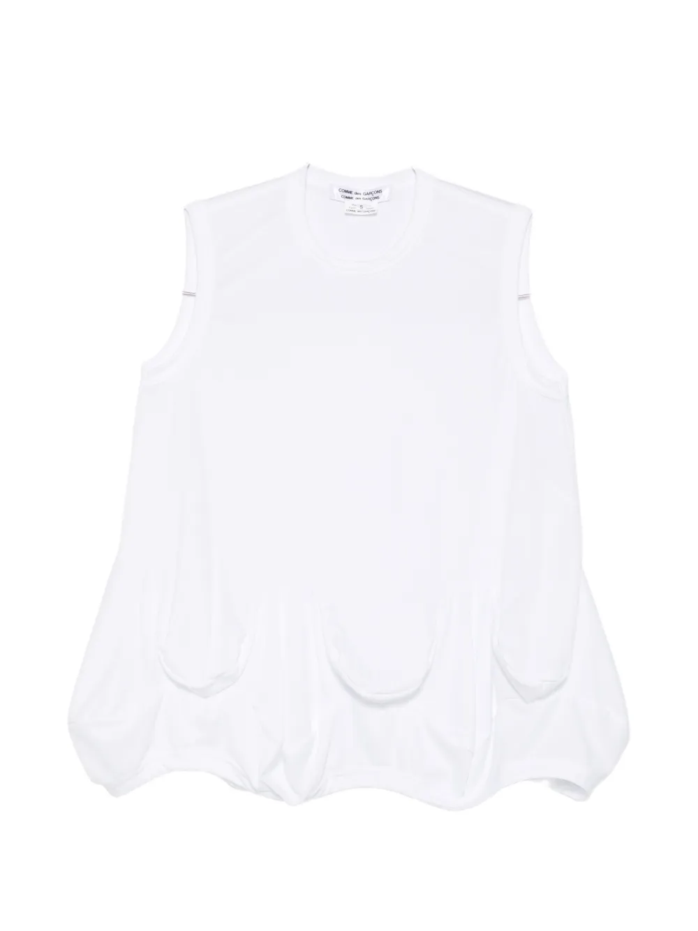 Comme Des Garçons Comme Des Garçons crew-neck top - Bianco