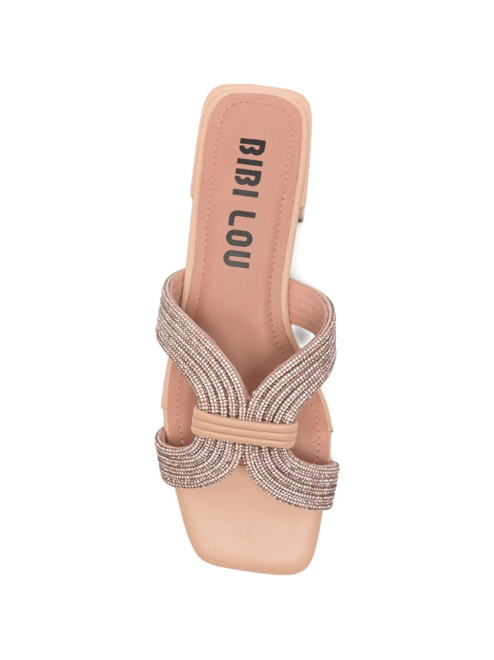 Bibi Lou Calendula verfraaide leren sandalen Roze