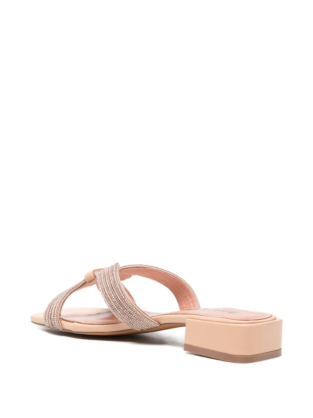 Bibi Lou Calendula verfraaide leren sandalen Roze