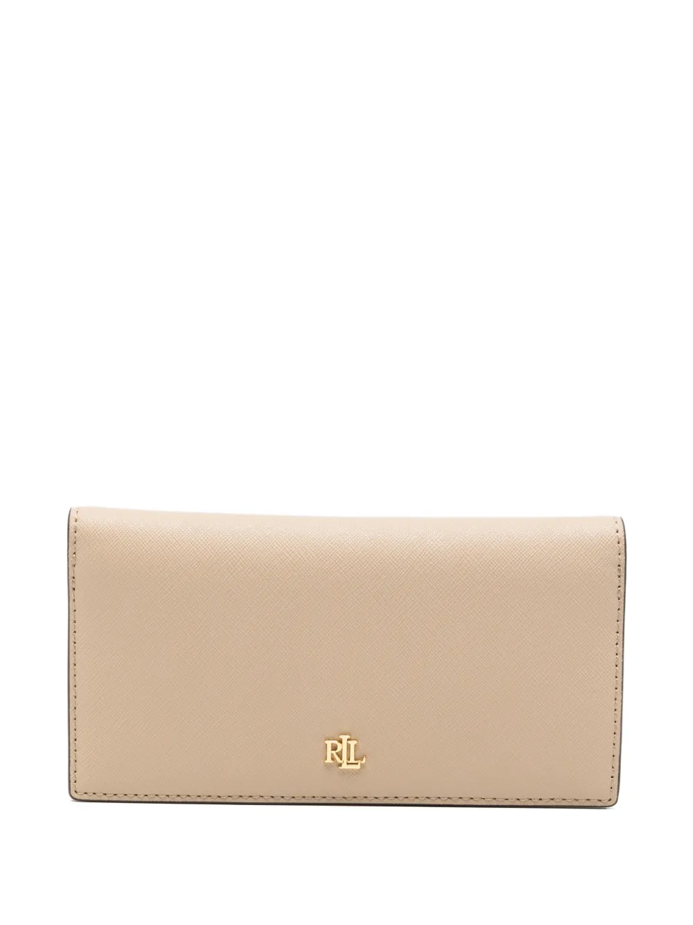 Lauren Ralph Lauren logo-plaque leather wallet - Toni neutri