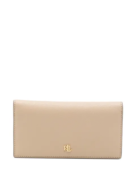 Lauren Ralph Lauren logo-plaque leather wallet