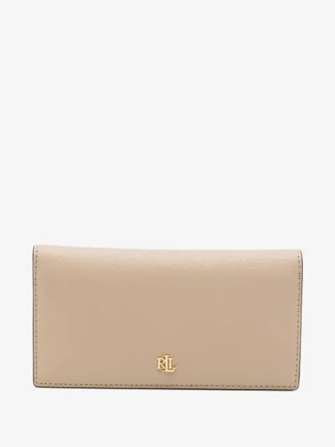 Lauren Ralph Lauren Portafoglio in pelle con placca logo