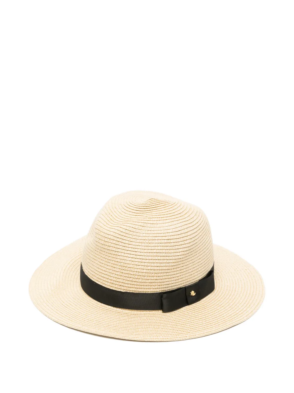 Lauren Ralph Lauren grosgrain-trim bow-detail hat - Toni neutri