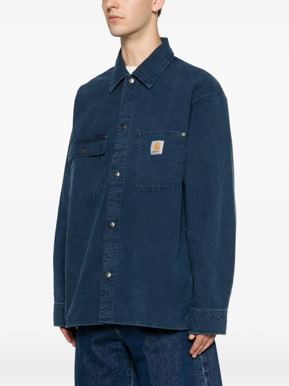 Carhartt WIP Parrish shirtjack Blauw