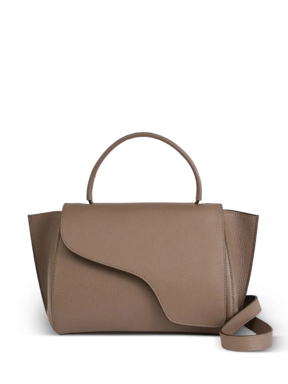 ATP Atelier Arezzo asymmetric leather tote bag - Toni neutri