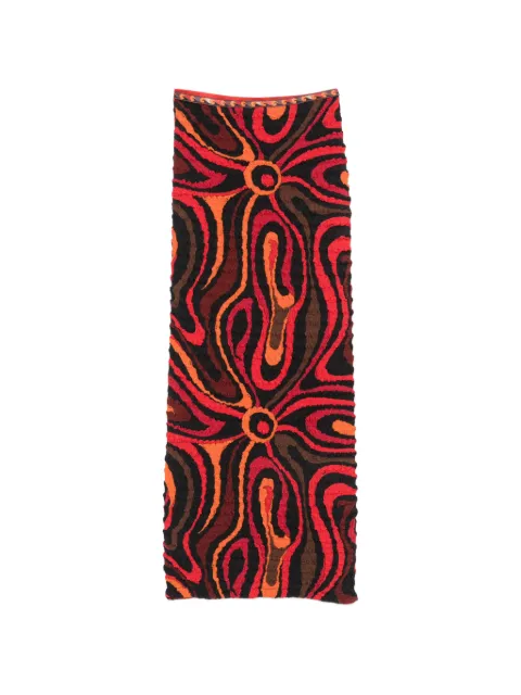 PUCCI Marmo print shibori skirt