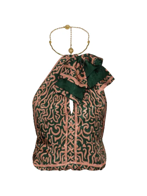 Johanna Ortiz Southern Reverie halterneck top