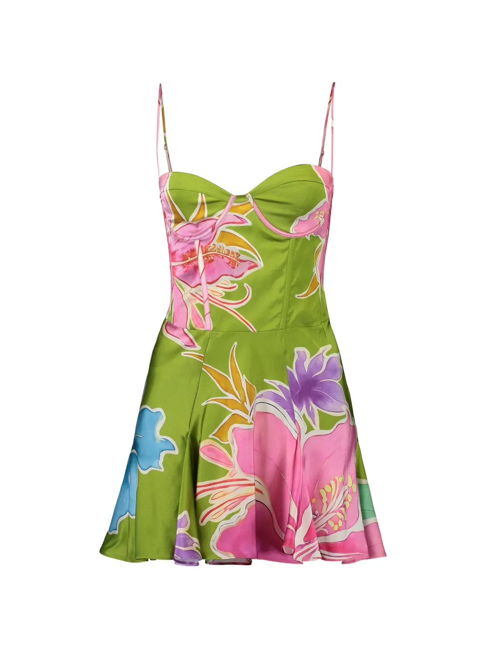 Retrofete Kyona floral-print dress - Verde