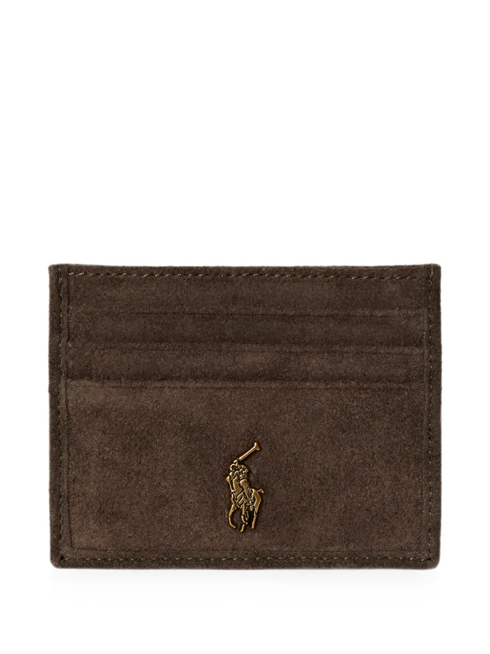 Polo Ralph Lauren Portacarte con applicazione logo - Marrone