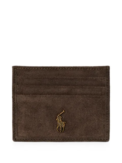 Polo Ralph Lauren logo-plaque card holder