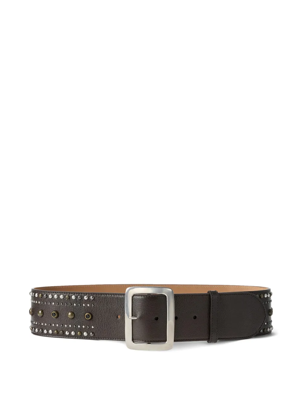 Ralph Lauren Collection Gürtel mit eckiger Schnalle - Braun