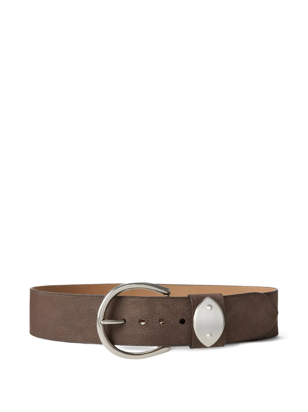 Ralph Lauren Collection studded leather belt - Brown