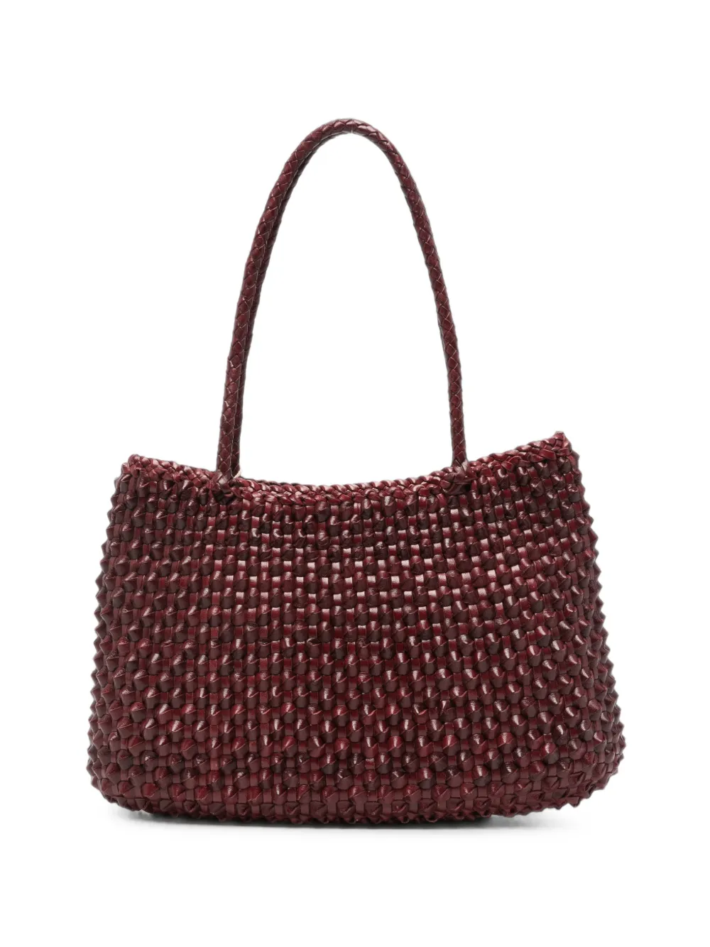 DRAGON DIFFUSION Santa Croce Cactus woven leather shoulder bag · OS