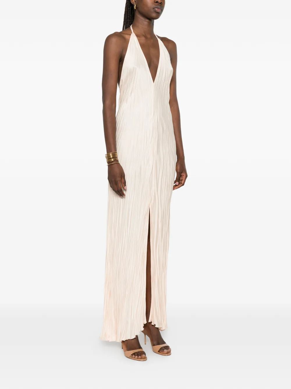  Rame Vestido Plisado - Neutro 