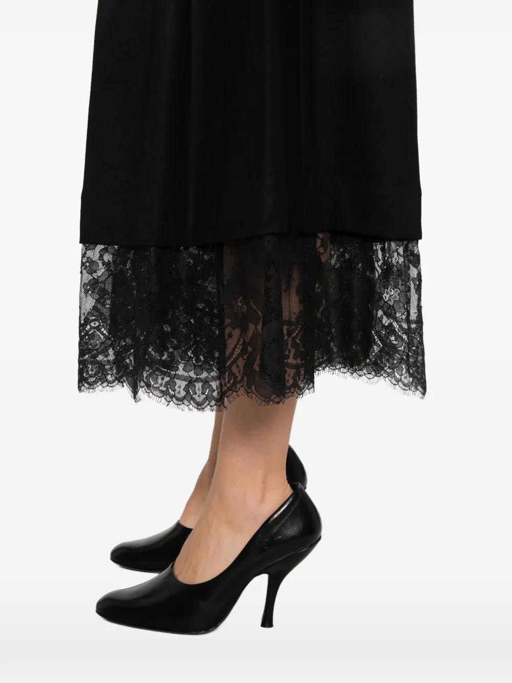 ZIMMERMANN Lace-trim Culotte Trousers in Black, view 5