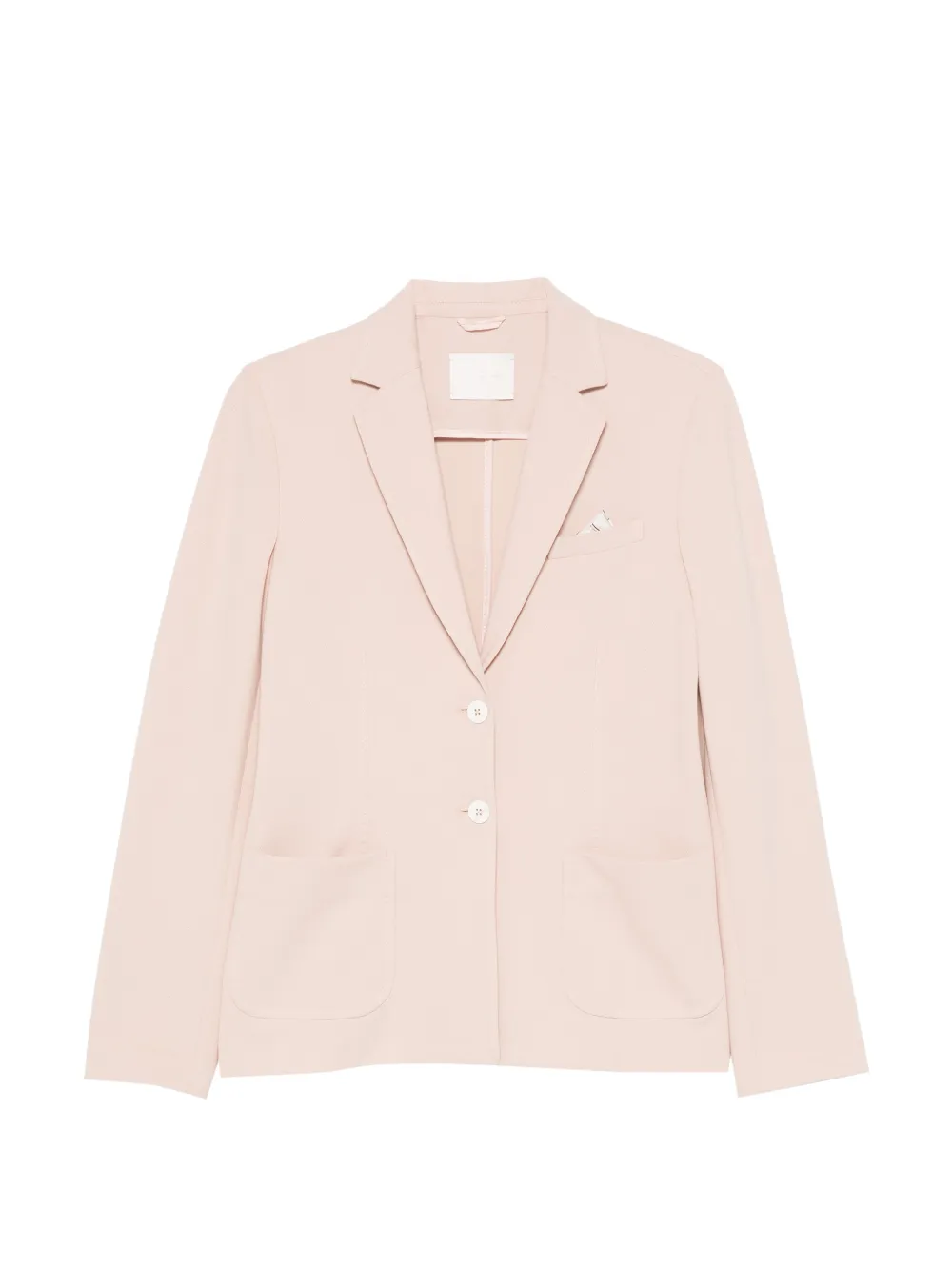 Circolo 1901 single-breasted notched-lapel blazer - Nude
