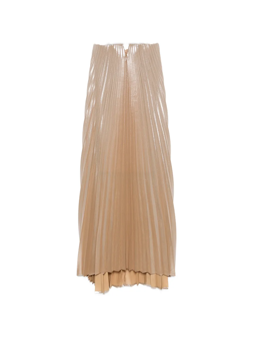 RAME pleated-design maxi dress - Oro