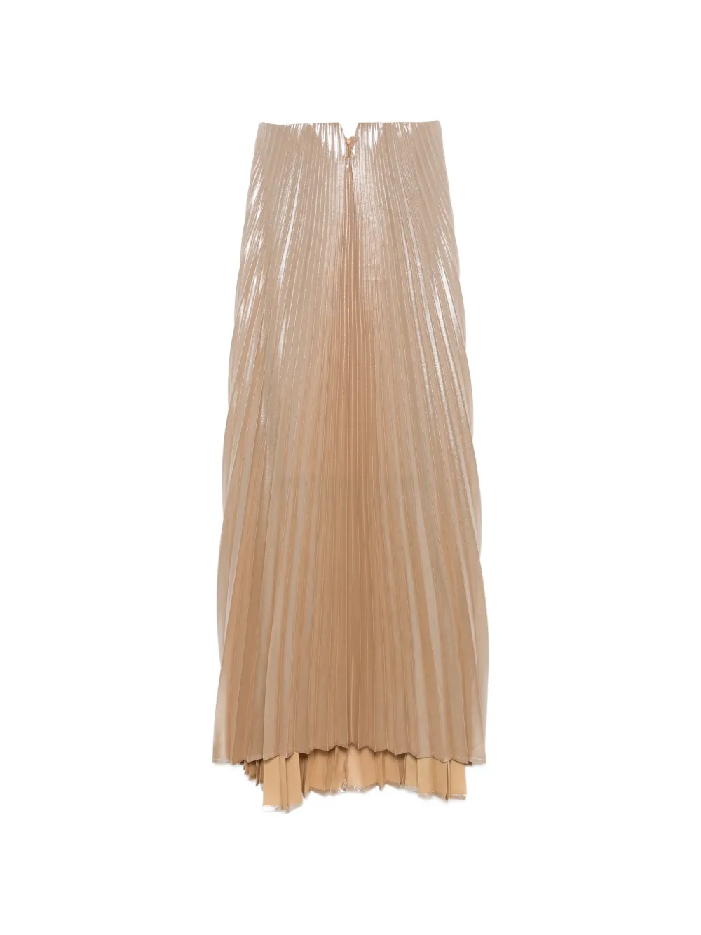 RAME pleated-design maxi dress - Oro