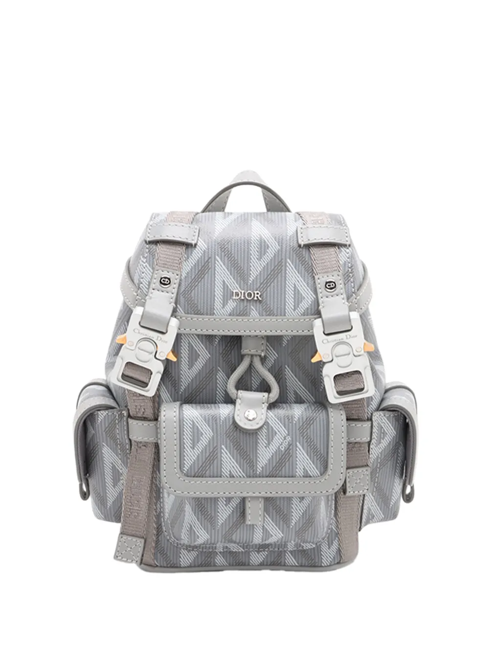 Christian Dior Pre-Owned 2023 Mini Coated Canvas CD Diamond Hit The Road backpack - Grey