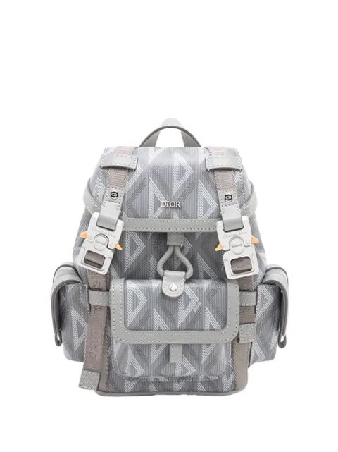 Christian Dior Pre-Owned 2023 Mini Coated Canvas CD Diamond Hit The Road backpack
