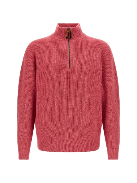 JW Anderson pull nervuré à col zippé