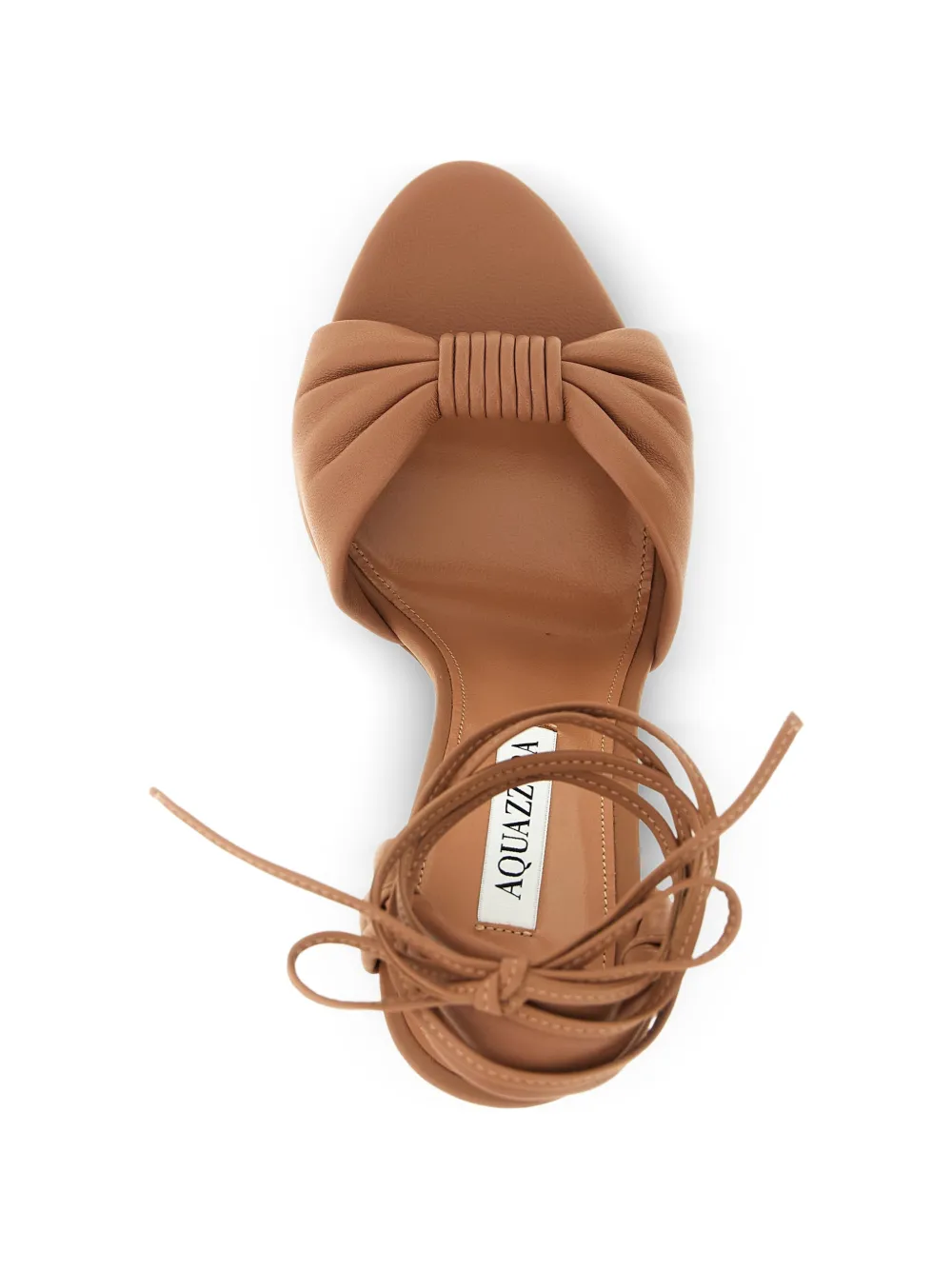 Aquazzura Carina tie-fastening sandals Roze