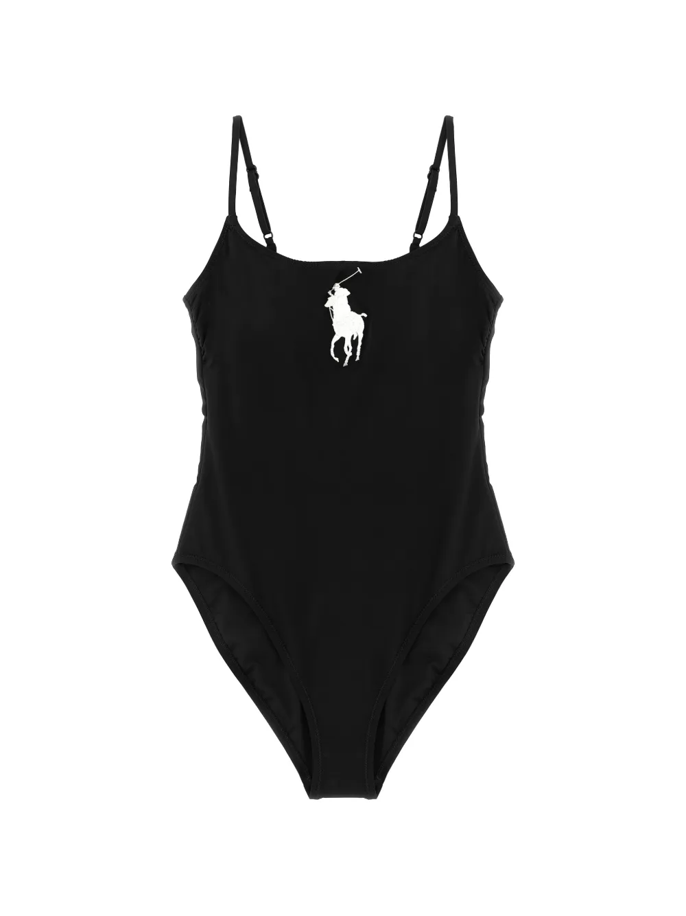 Polo Ralph Lauren Kennedy Pony-embroidery swimsuit - Nero