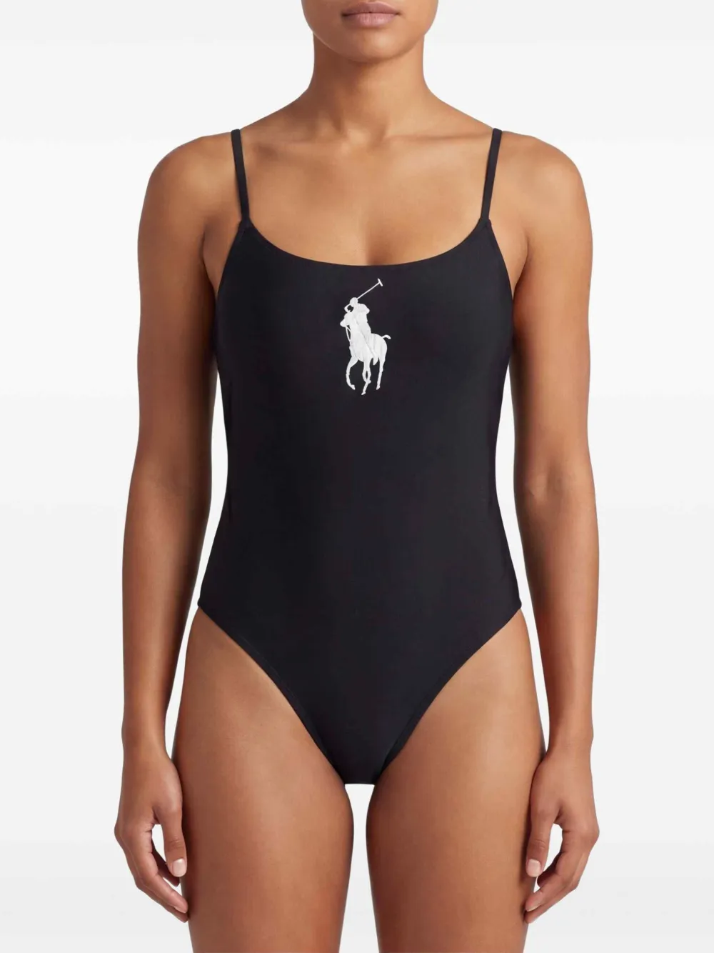 Polo Ralph Lauren Badpak met logo-patroon Zwart