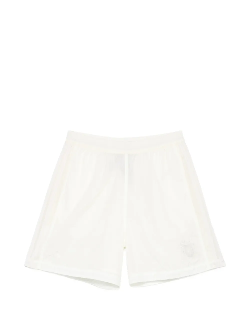 adidas x Wales Bonner logo-embroidered shorts - Toni neutri