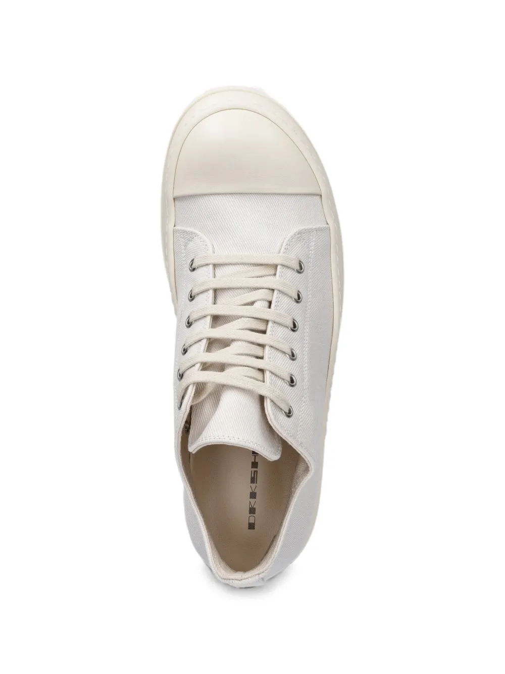 Rick Owens DRKSHDW low-top lace-up sneakers Wit