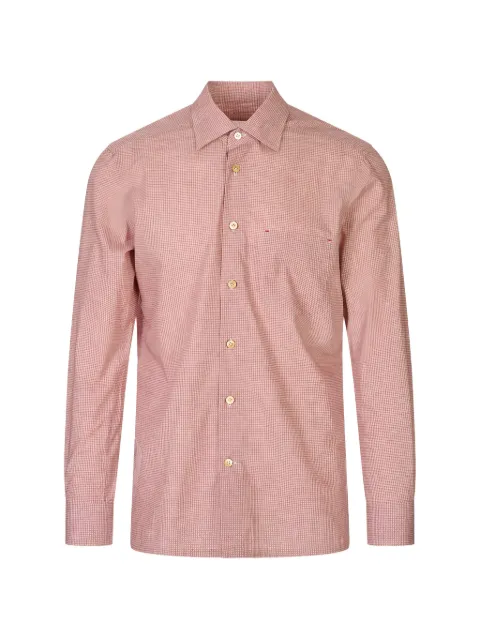 Kiton geometric-print long-sleeve shirt