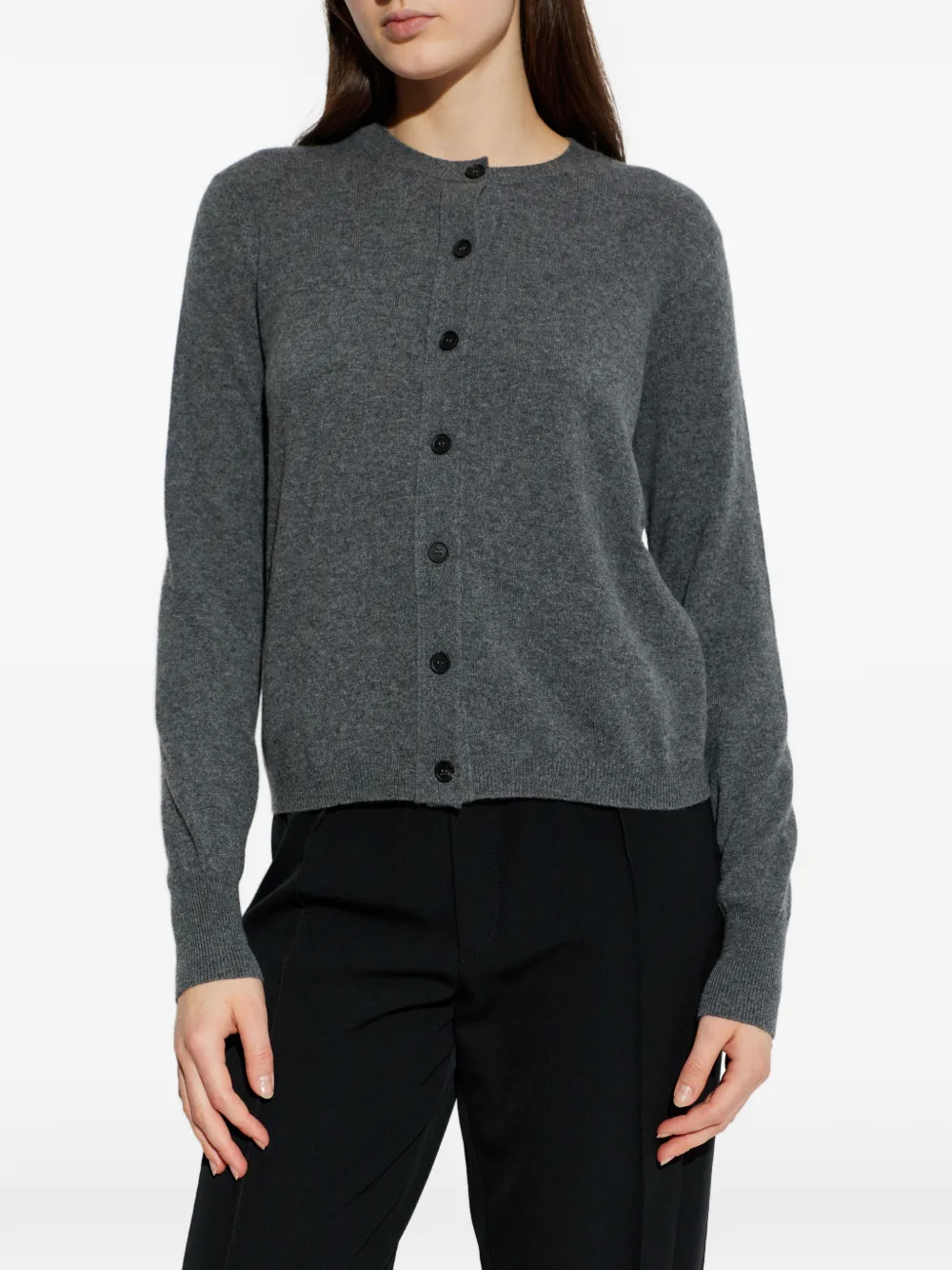  Ferragamo Cárdigan Con Botones - Gris 