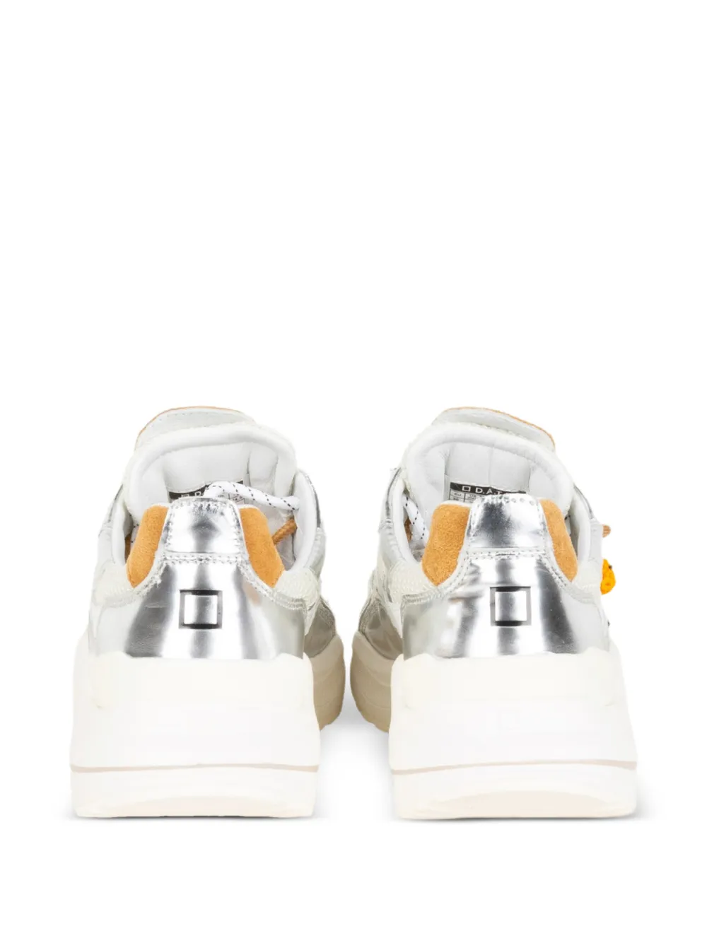 D.A.T.E. Fuga Mirror sneakers Zilver