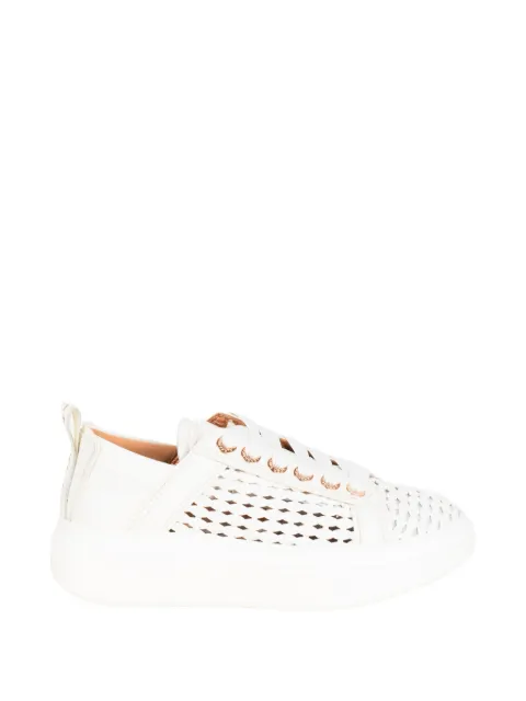 Alexander Smith Wembley perforated leather sneakers