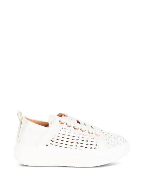 Alexander Smith Wembley perforated leather sneakers