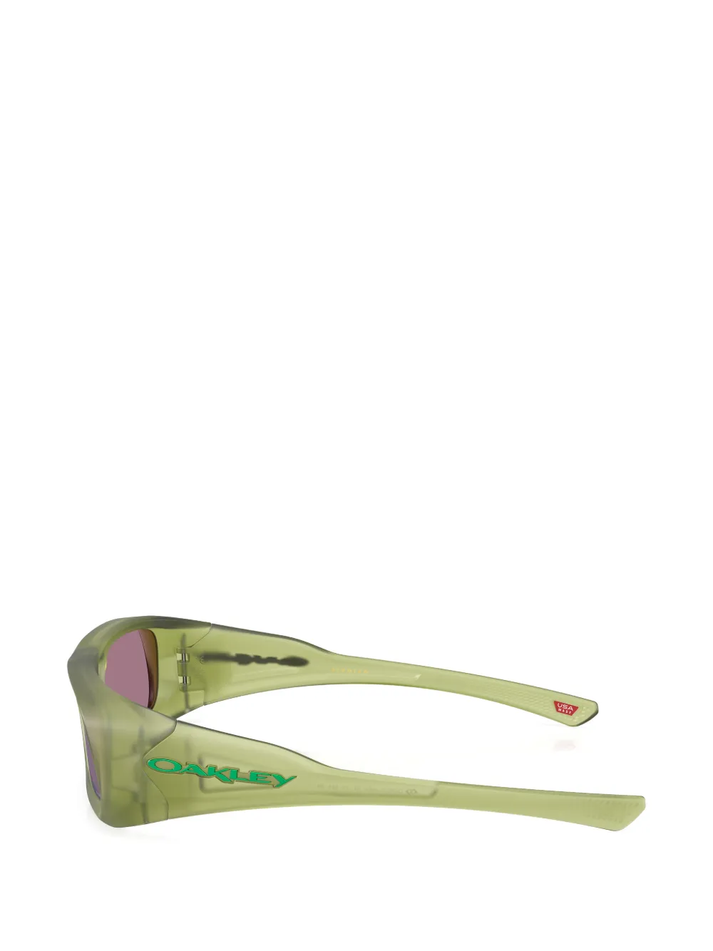 Oakley Zonnebril met rechthoekig montuur Groen