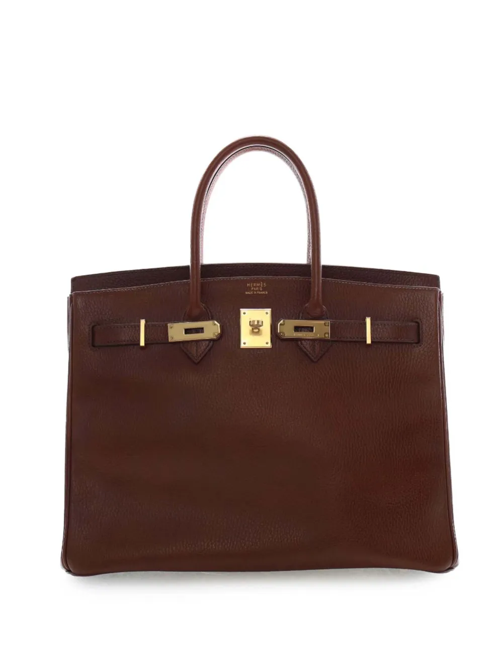 Hermès Pre-Owned 1997 Ardennes Birkin Retourne 35 handbag - Brown