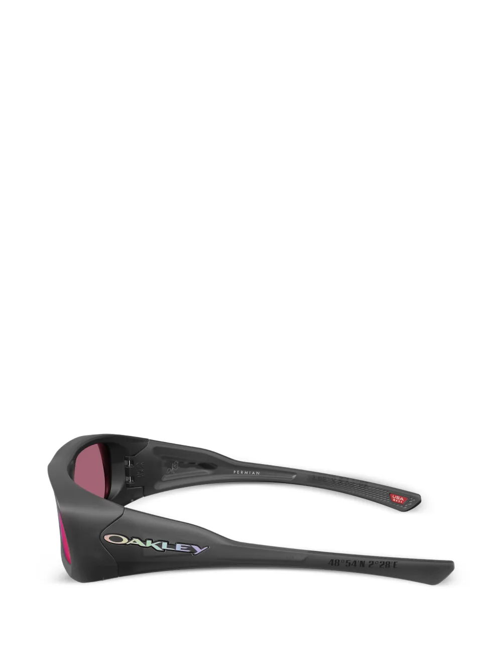 Oakley x Kylian Mbappé Signature zonnebril met logoplakkaat Grijs