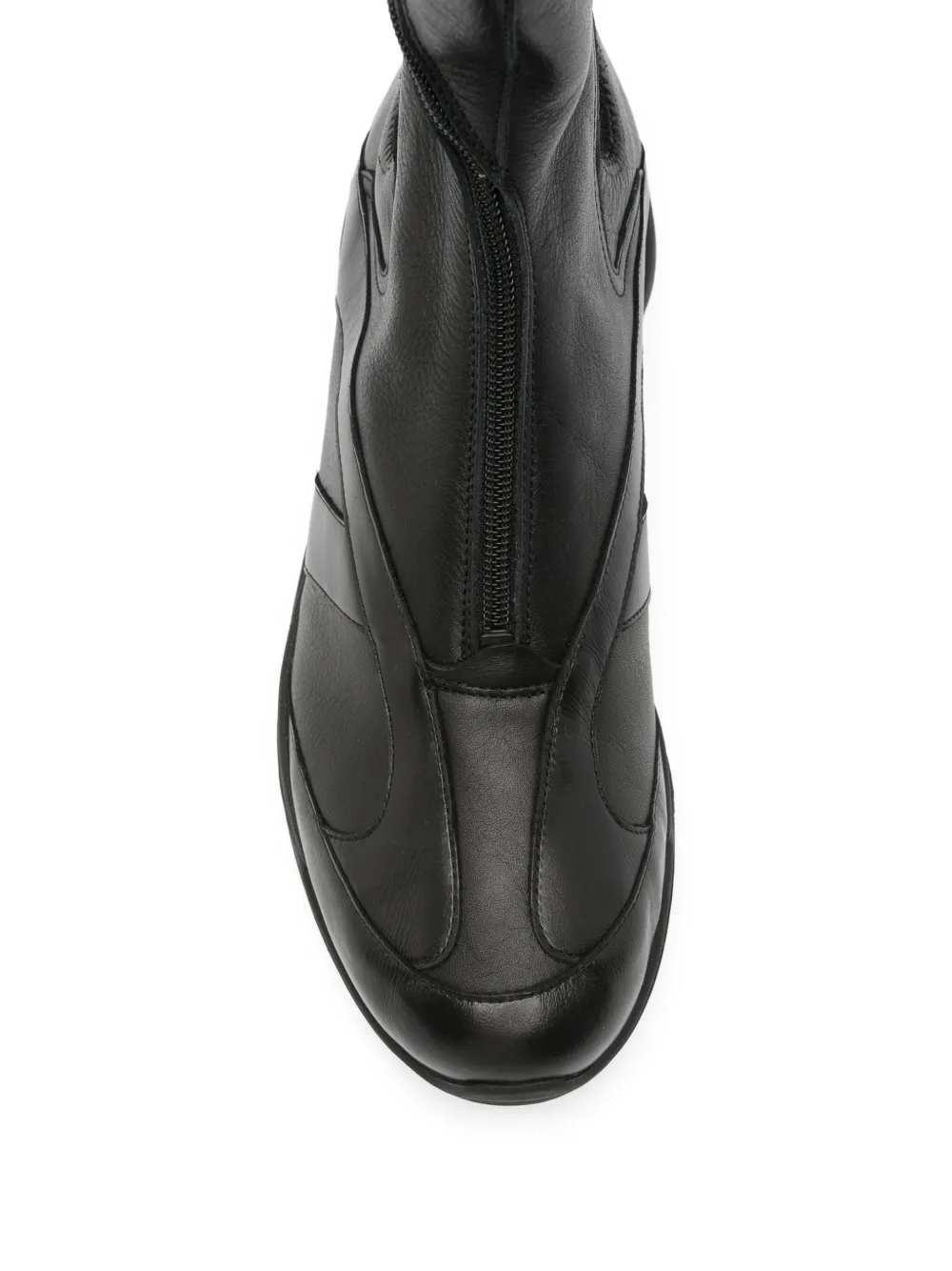 OUR LEGACY panelled zip boots Zwart
