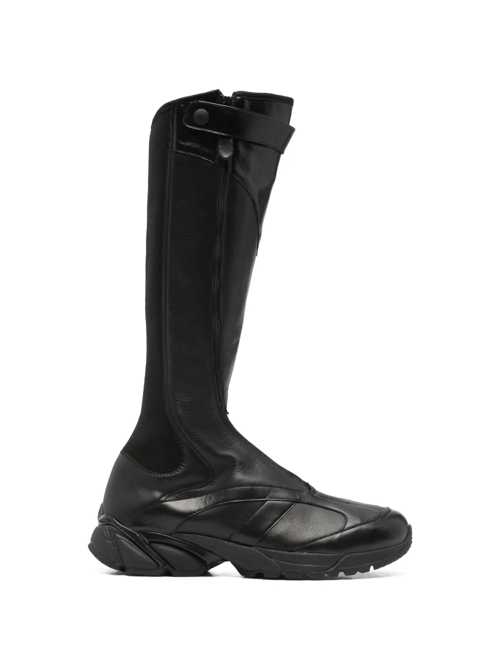 OUR LEGACY panelled zip boots Zwart